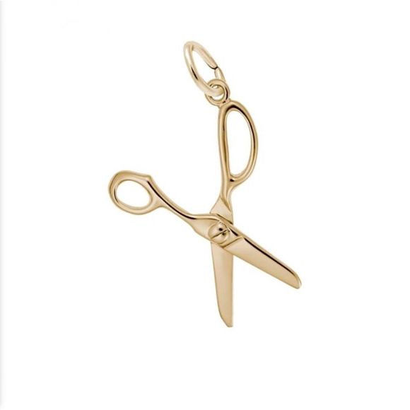 14K Gold Scissors Charm - Picture 5 of 5